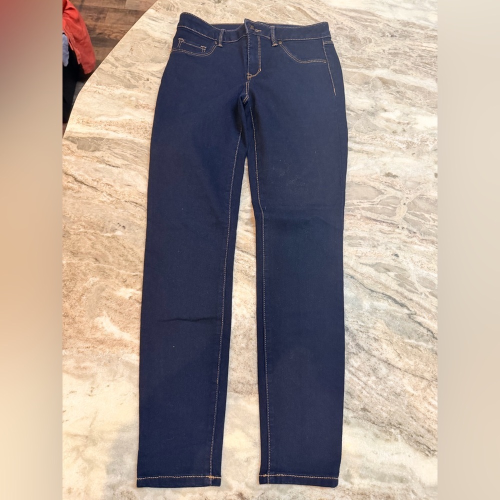 d. jeans Dark Wash Skinny Jeans Size 4 Stretch Slim Fit Mid Rise